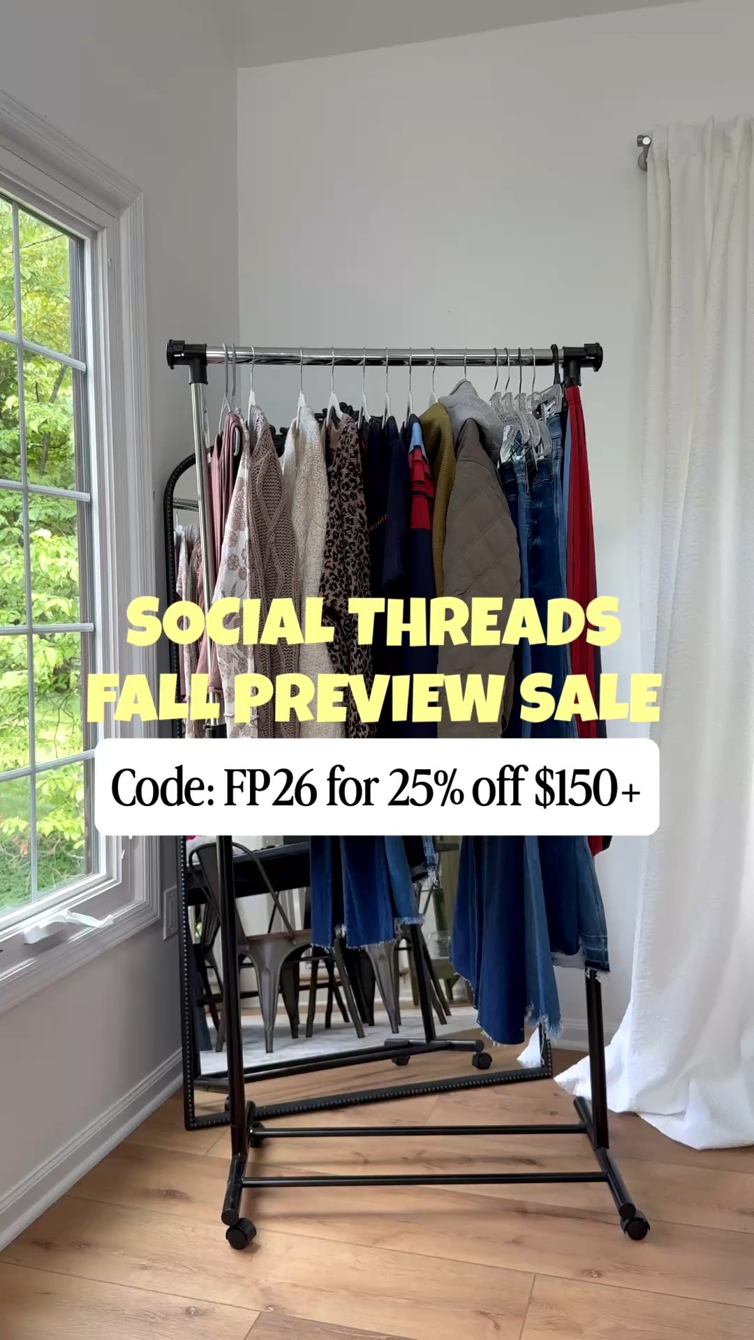 Code FP26 for 25% off $150+ from the fall preview collection

#LTKSaleAlert