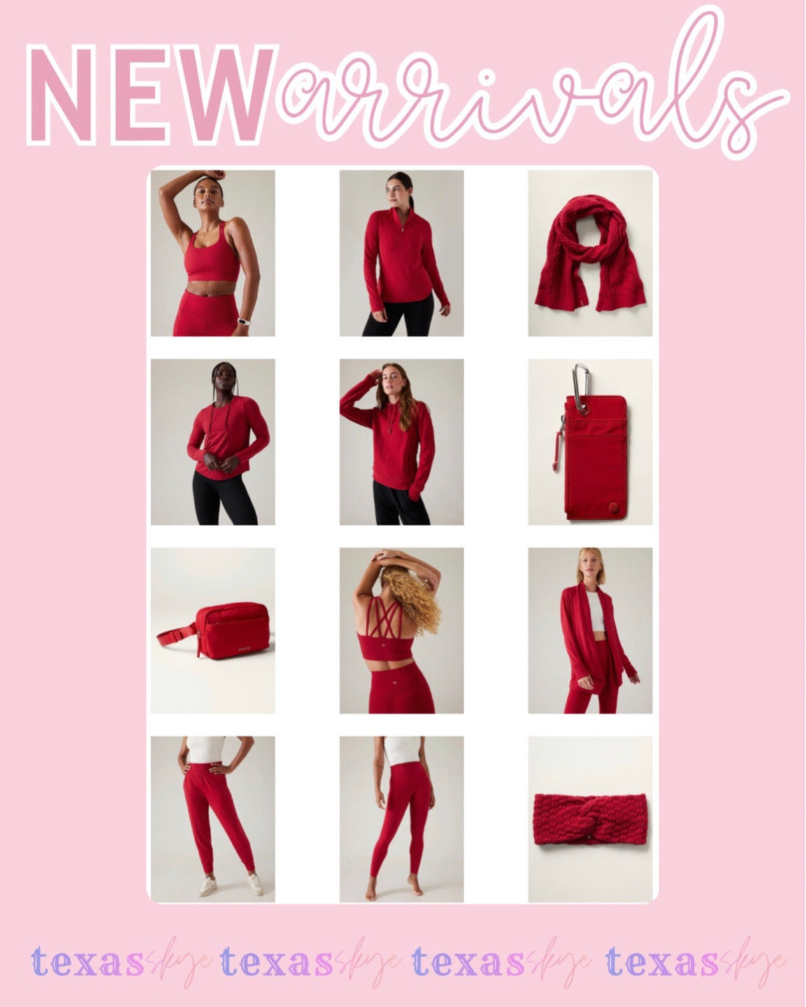 Athleta new arrivals
UH 
Red athleisure

#LTKfindsunder100 #LTKSeasonal #LTKHoliday