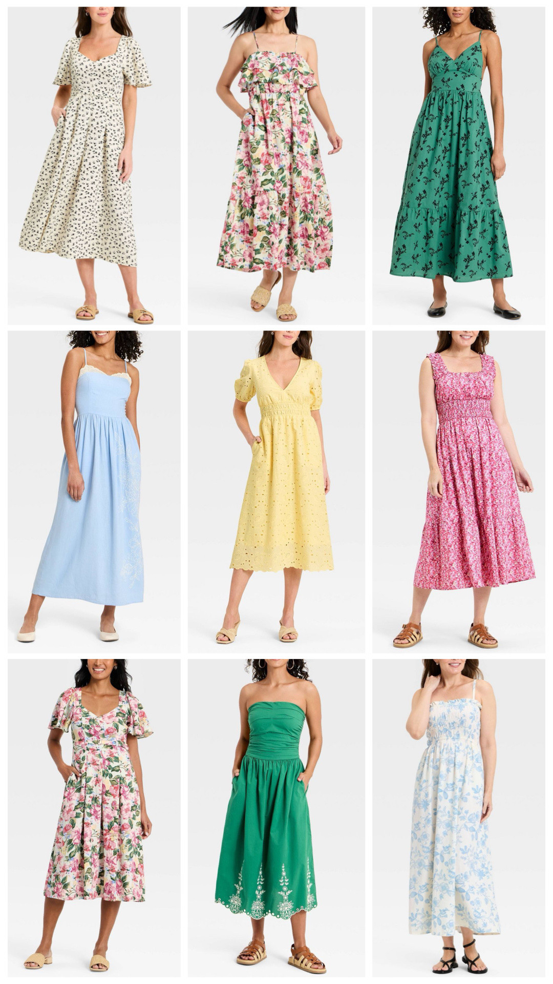 Target new arrival spring midi dresses 

#LTKgrwm