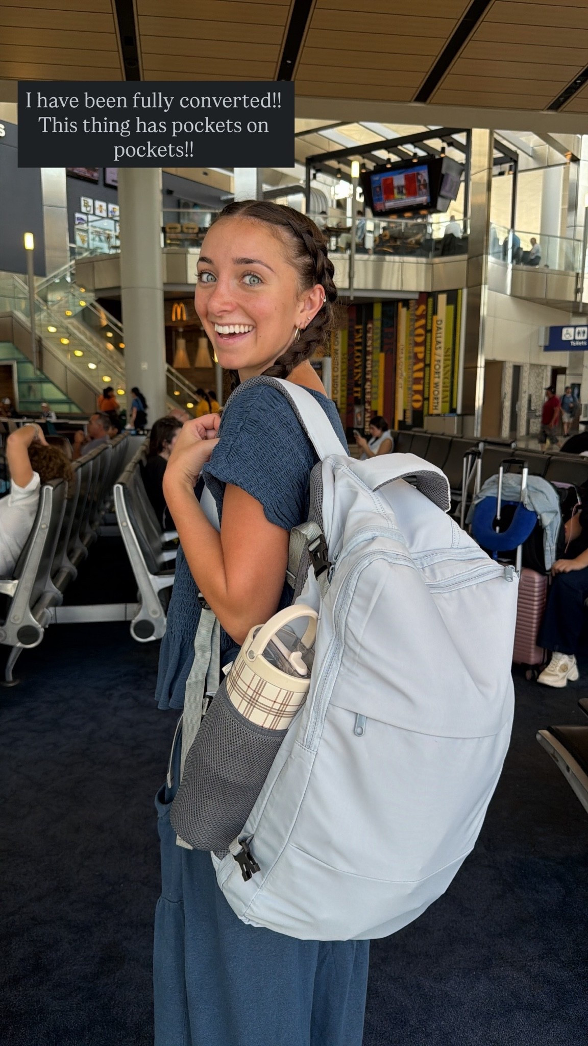 If you’re traveling soon, you need this back pack!!

#LTKdayinmylife #LTKTravel