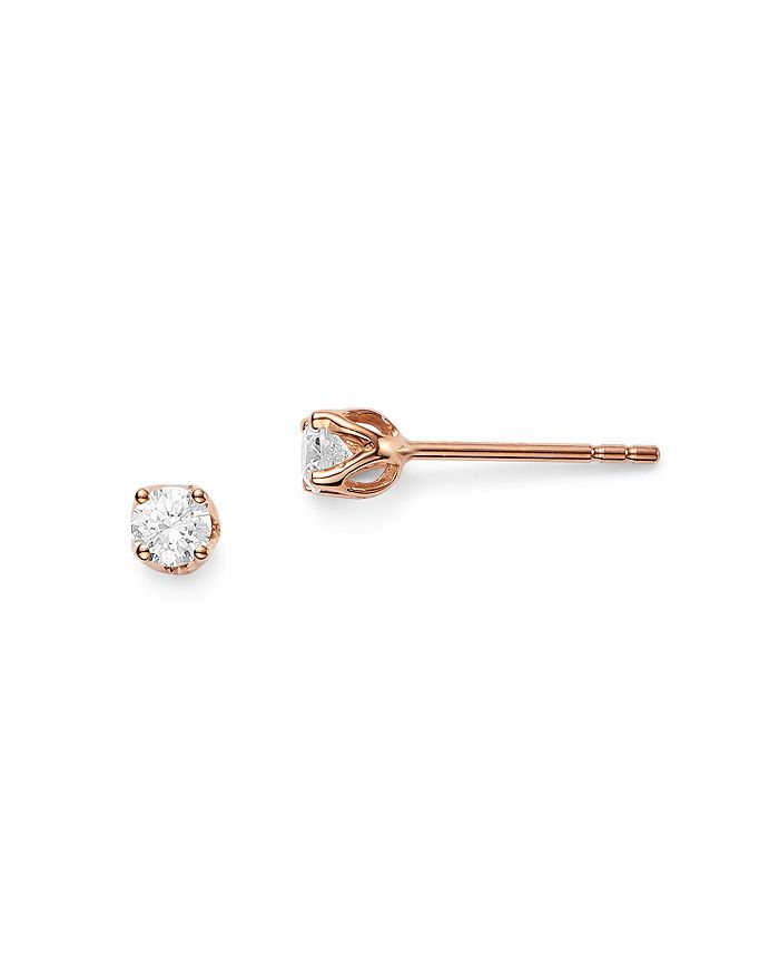 Diamond Tulip Stud Earrings in 14K Rose Gold, 0.25 ct. t.w. - 100% Exclusive | Bloomingdale's (US)