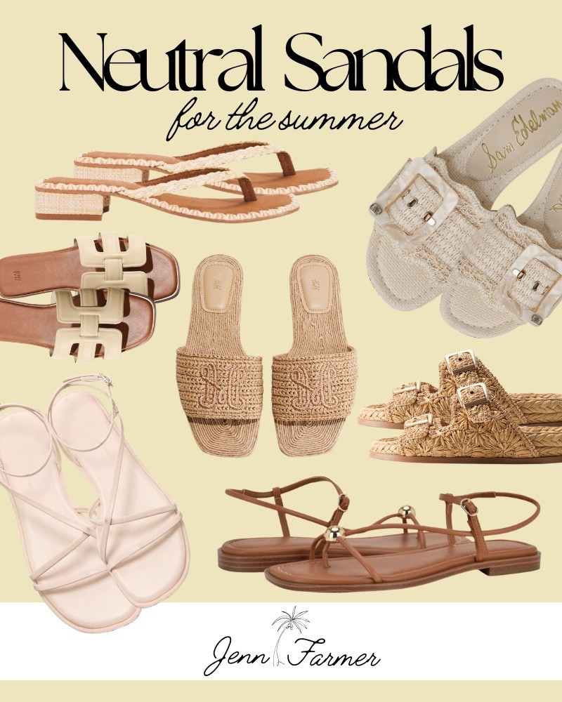 You can never go wrong with a neutral sandal for summer — it goes with everything!


Summer shoes, summer sandals, DSW, Nordstrom, Dolce Vita, Sam Edelman, neutral style, H&M, neutral shoes for summer, trendy style

#LTKSeasonal #LTKTravel