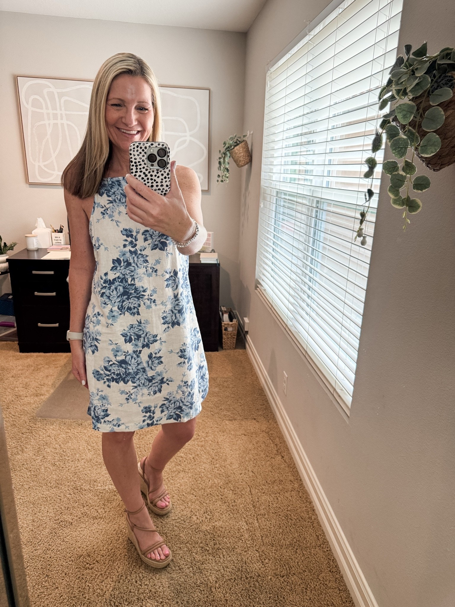 Old navy floral sundress was perfect for an outdoor grad party. This linen blend dress comes in multiple color options. I ended up ordering the Tall length for a longer fit.

#LTKootd #LTKSaleAlert #LTKSeasonal