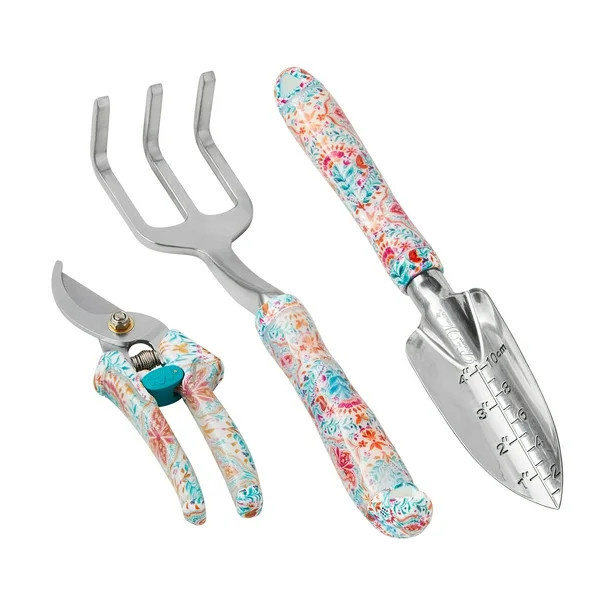 The Pioneer Woman Folk Geo Garden Tool Set (3 Pieces) | Walmart (US)