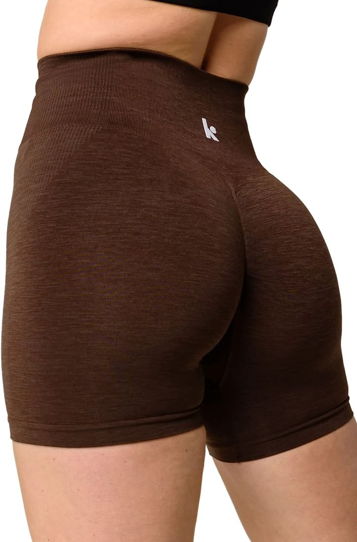 Kamo Fitness Eos Seamless Scrunch Shorts | Amazon (US)