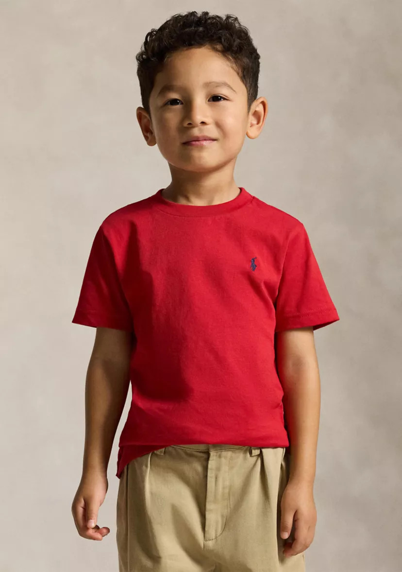 Boys 2-7 Cotton Jersey Crew Neck T-Shirt | Belk