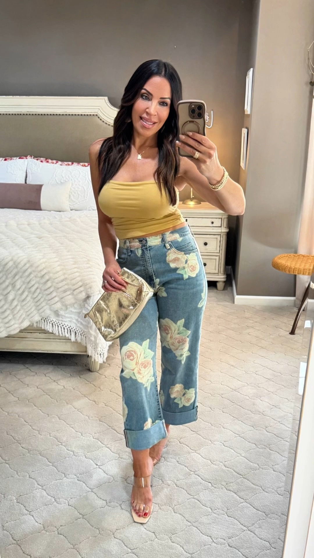 🚨 RUN, DON'T WALK! 🚨 >
You guys, these floral jeans are a total Zara dupe, but at a fraction of the price from Walmart! 🌸✨ They are selling out incredibly fast, so I had to give you a sneak peek before my next Walmart Wednesday. They run a full size big! I’m wearing a size 2.

#WalmartFinds #ZaraDupe #SpringFashion #WalmartFashion