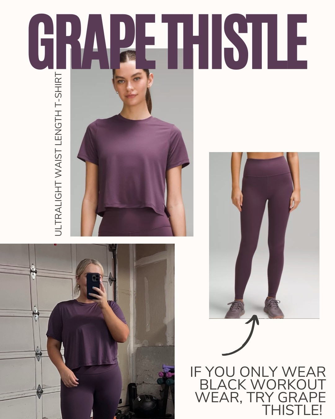 My midsize spring lululemon favorites. 

Sizing Info: 
Size 12 in Wunder Train High-Rise Tight 25”
Size 12 & Large in all sports tanks/bras and t-shirts
Size 10 in Align High-Rise Pant 25” (size down one)  

#lululemoncreator #ad