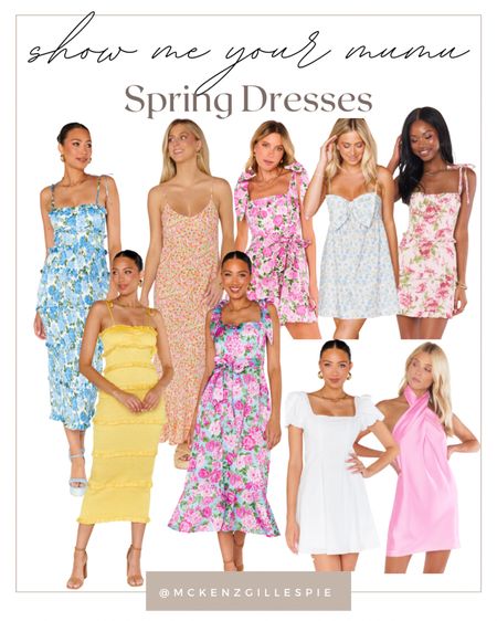 The prettiest spring dresses from Show Me You Mumu that I am loving these would be perfect for spring break, vacation, weddings, baby showers and more!  

#LTKstyletip #LTKSeasonal