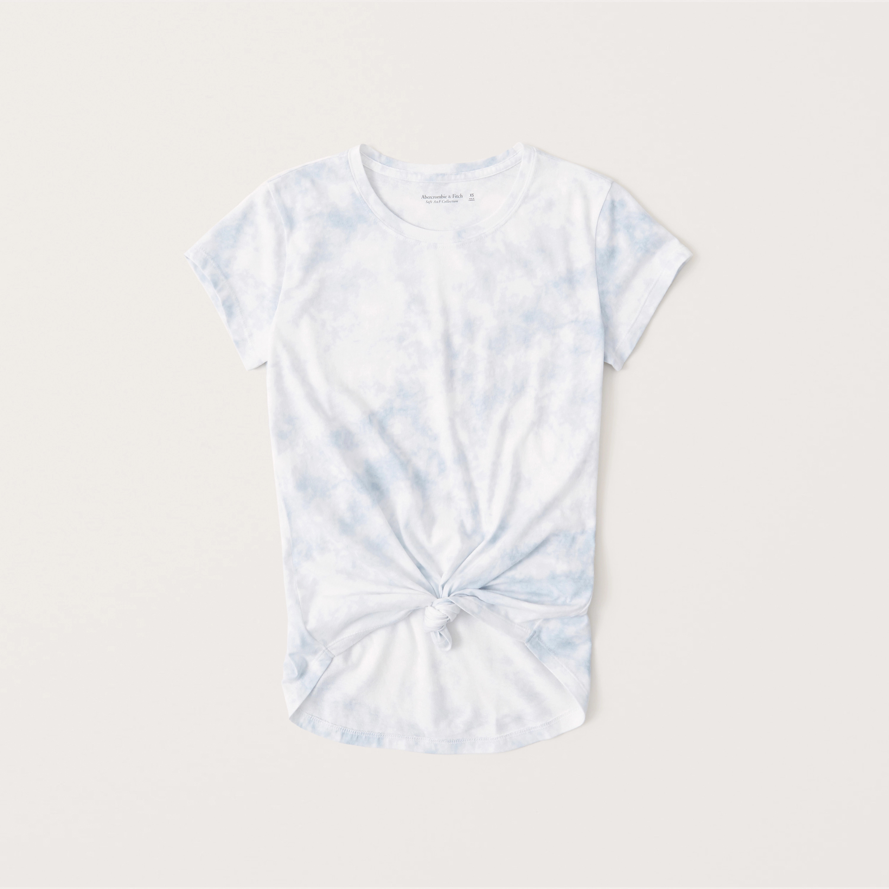 Tie-Dye Knotted Crew Tee | Abercrombie & Fitch (US)