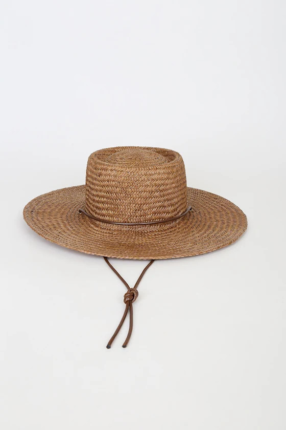 The Vienna Beige Straw Boater Hat | Lulus (US)