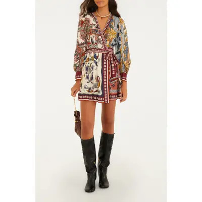 FARM Rio Stained Glass Beauty Minidress at Nordstrom, Size X-Small | Nordstrom