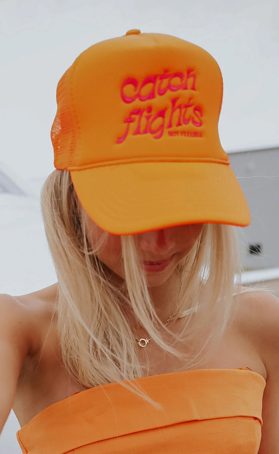friday + saturday: catch flights trucker hat | RIFFRAFF