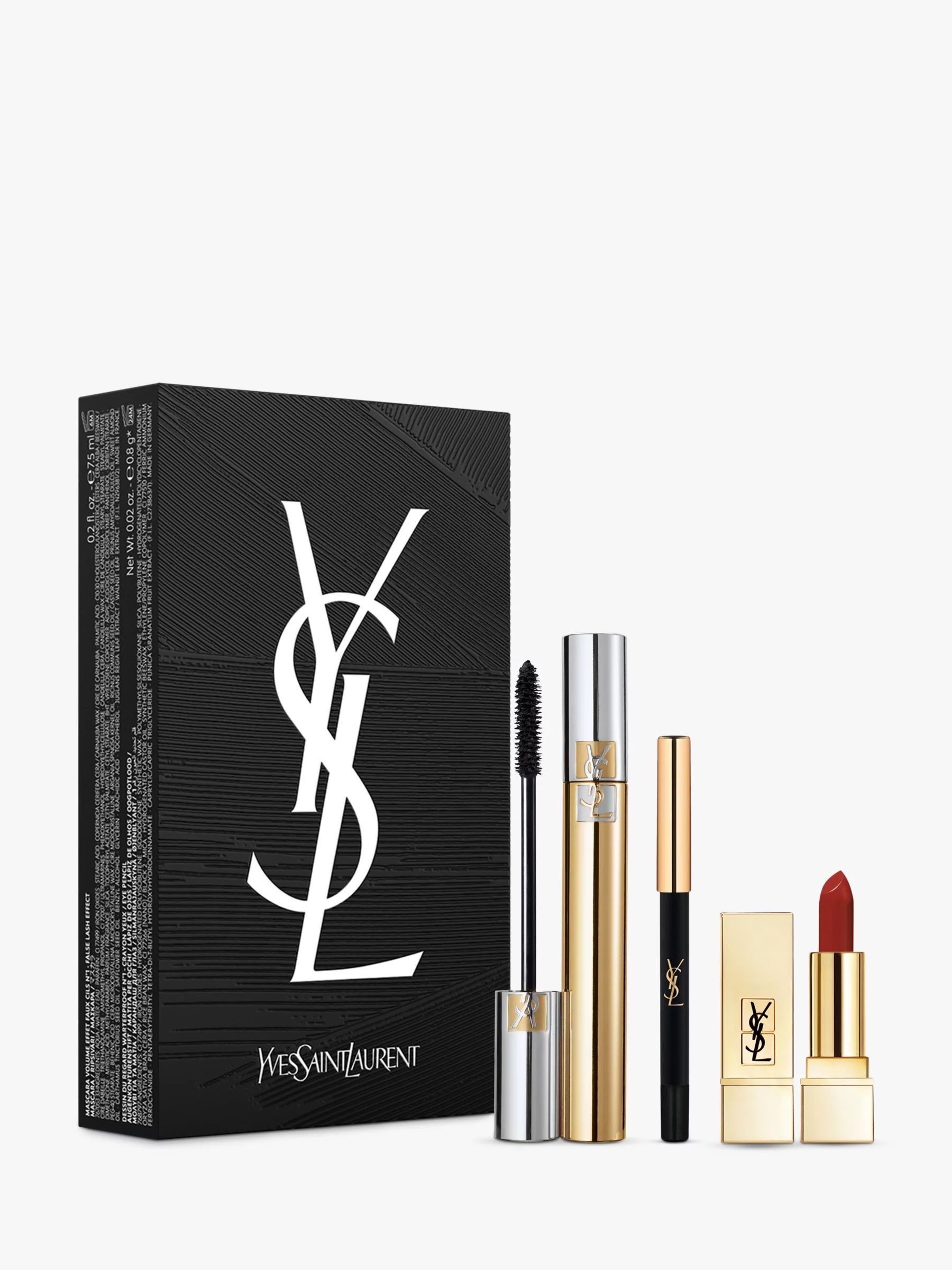 Yves Saint Laurent Mascara Volume Effect Faux Cils Eye and Lip Makeup Gift Set | John Lewis (UK)