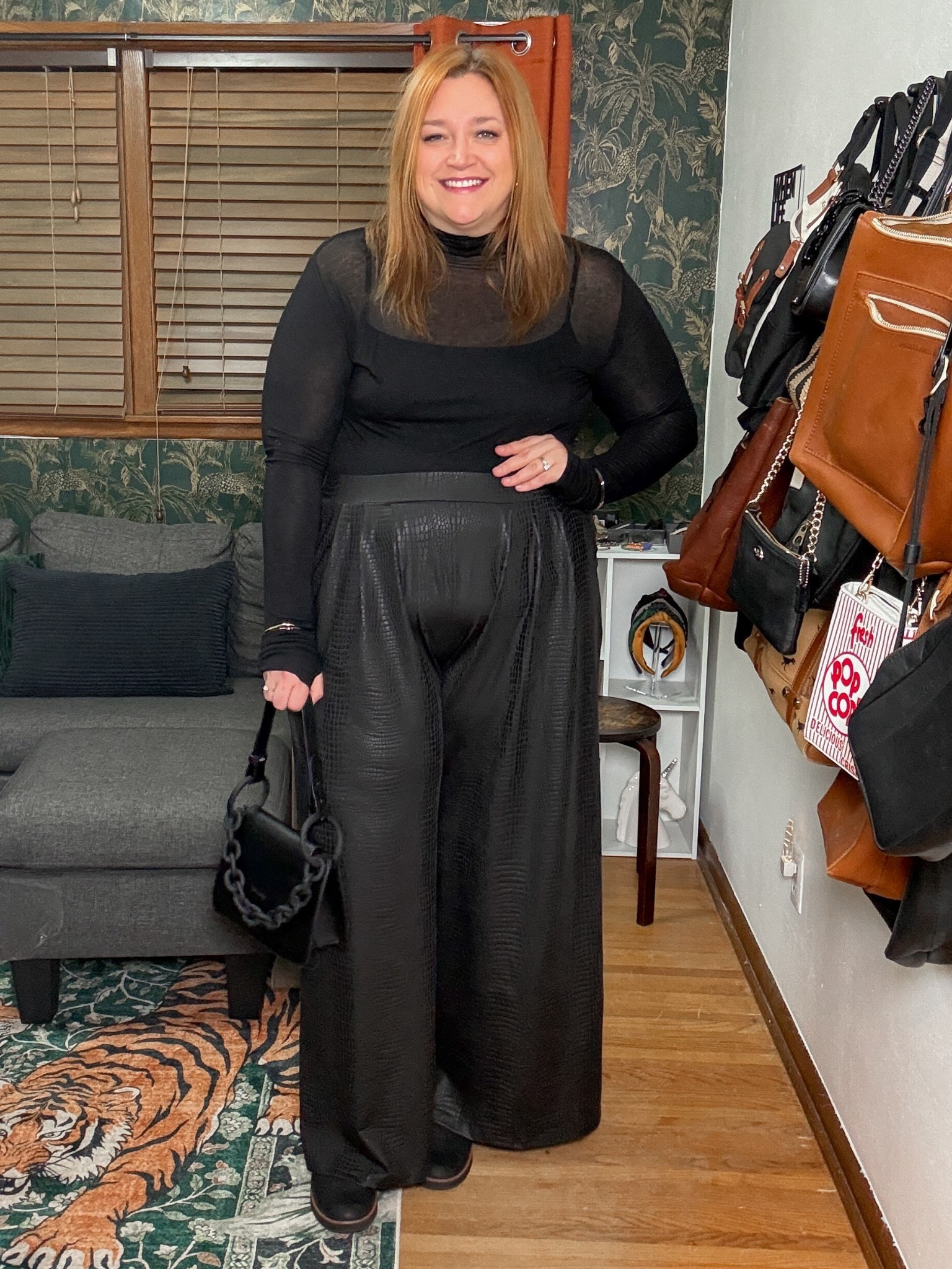 Bloated date night outfit 
Wearing 3X pants as US 18
I’m 5’10

#LTKMidsize #LTKPlusSize #LTKTall