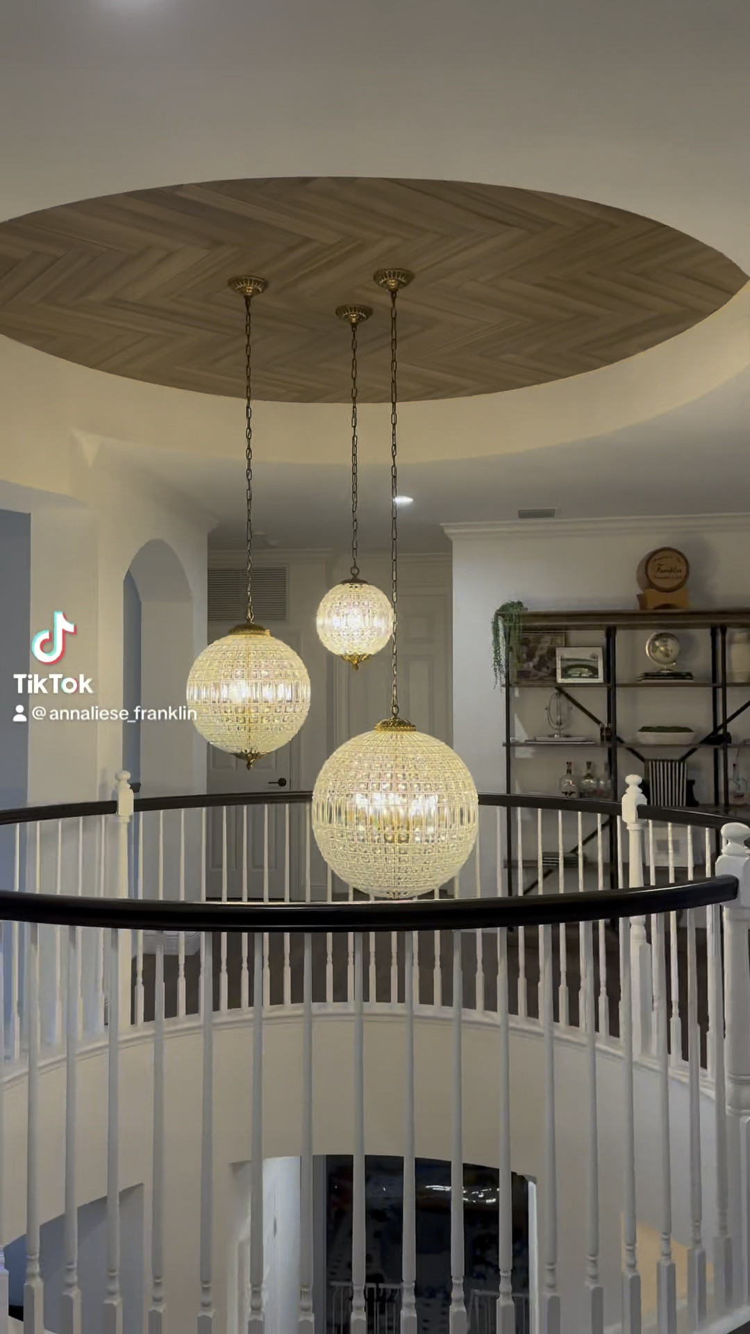 Home decor • entryway decor • entryway lighting • chandelier • crystal globe chandelier • brass light fixture • 

#LTKVideo #LTKhome
