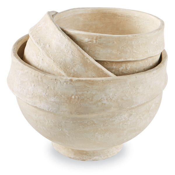 Paper mache bowl set | Mud Pie