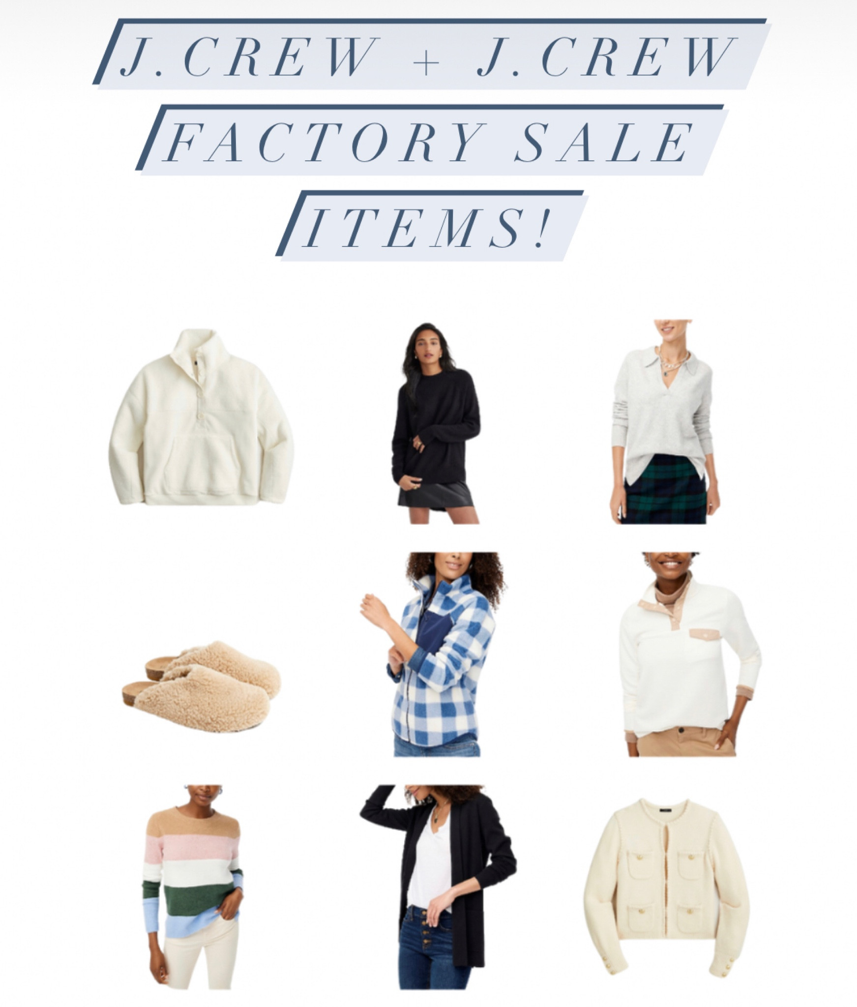 Favorite fall finds from the J.Crew + J.Crew Factory sales!

#LTKSeasonal #LTKunder100 #LTKsalealert