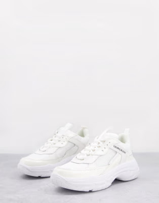 Calvin Klein Maya chunky trainers in white | ASOS | ASOS (Global)