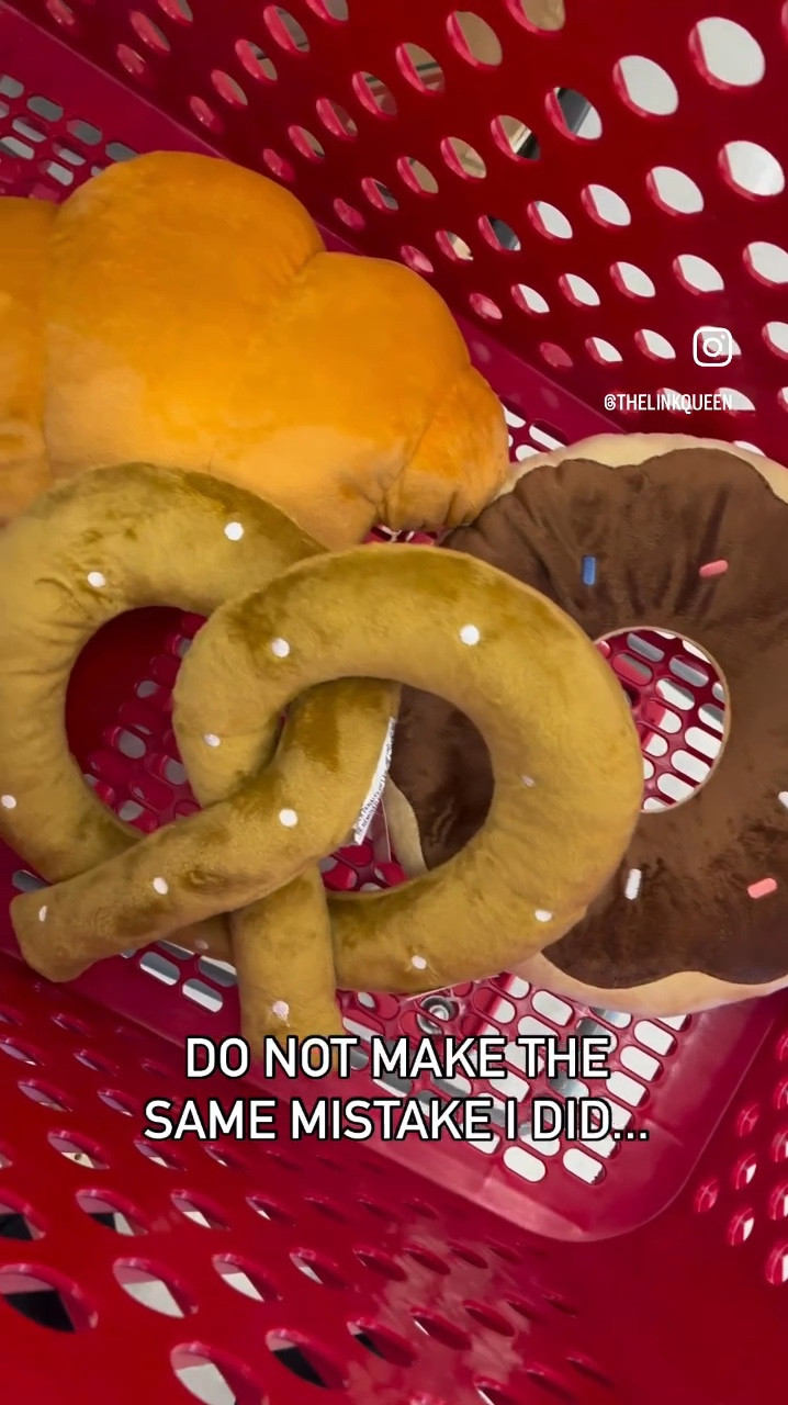 Giant pastry pillows 🥨🥐🍩 delicious & only $5, in the Target bullseye section! 

kids room decor / playroom / home / toys / summer sales / funny gift / toddler / baby / #LTKFindsUnder10

#LTKHome #LTKSummerSales #LTKKids