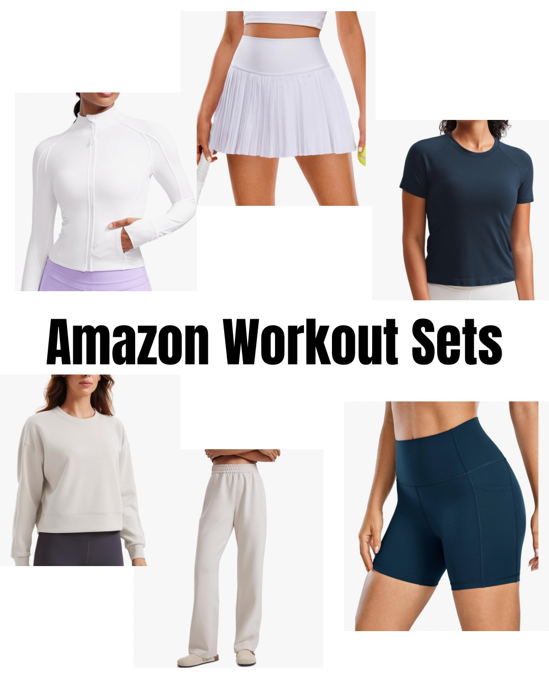 Amazon Workout Sets
Typically a size M in the top and size M on bottomm

#LTKFindsUnder50 #LTKGiftGuide #LTKFitness