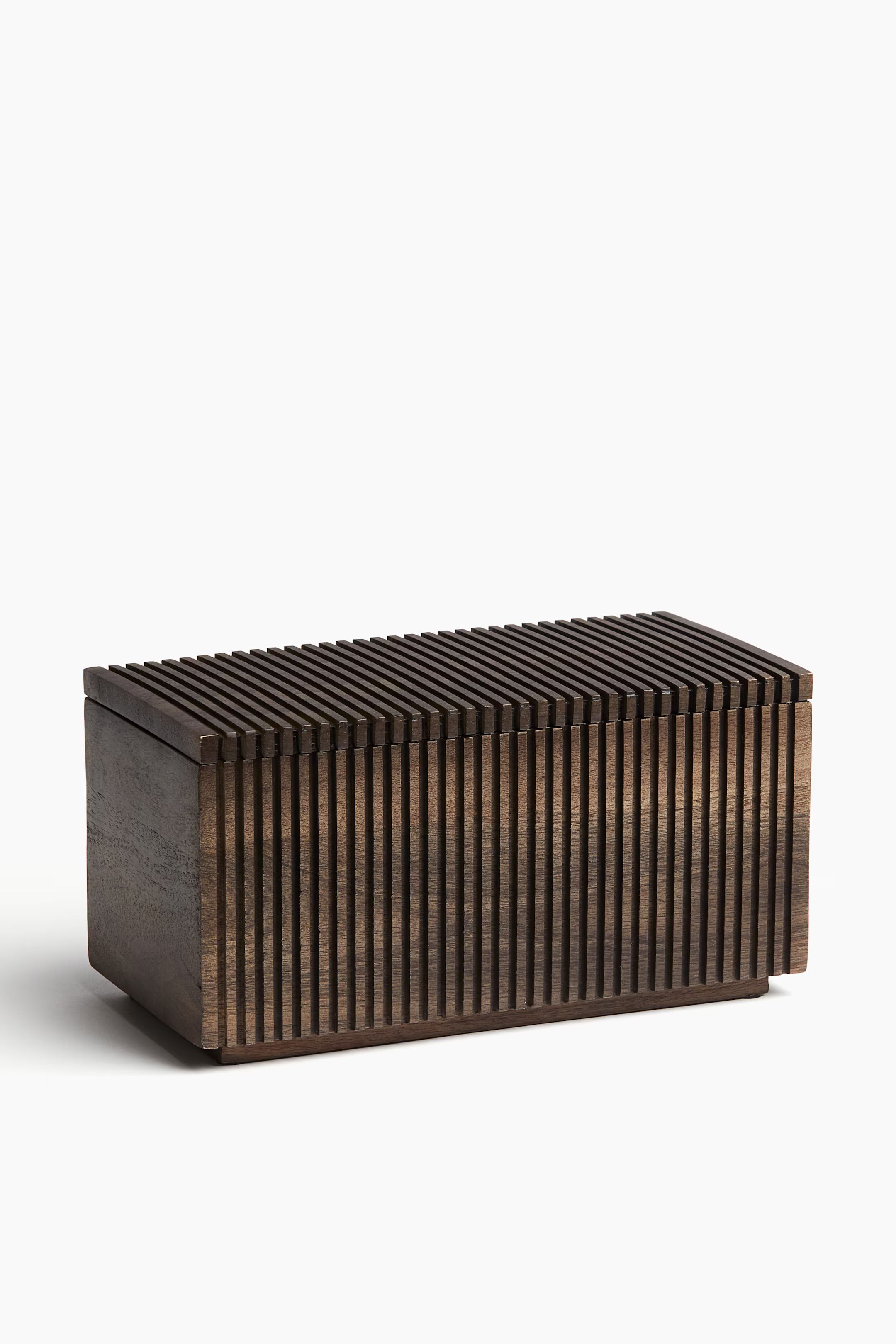 Wooden Storage Box - Dark brown - Home All | H&M US | H&M (US + CA)