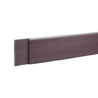 96 in. x .5 x 3.5 Brown Plastic Edging | The Home Depot
