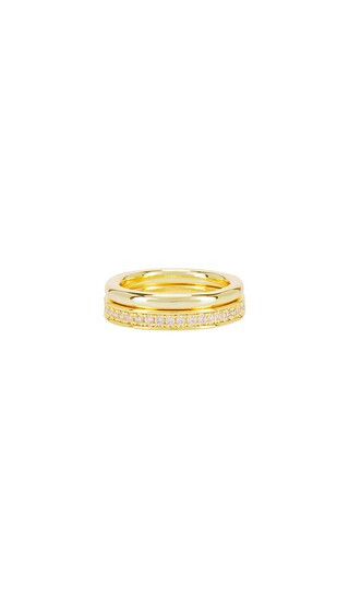 Vroom Ring Set in Gold | Revolve Clothing (Global)