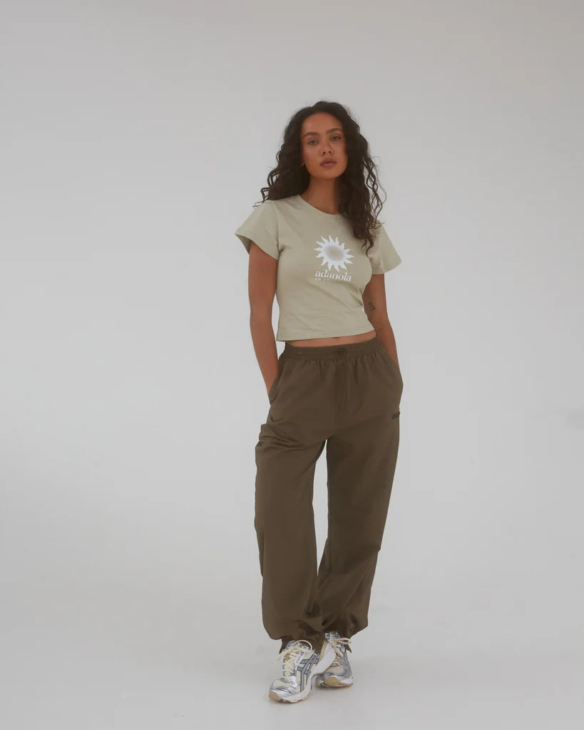 Nylon Pants - Brown | Adanola UK
