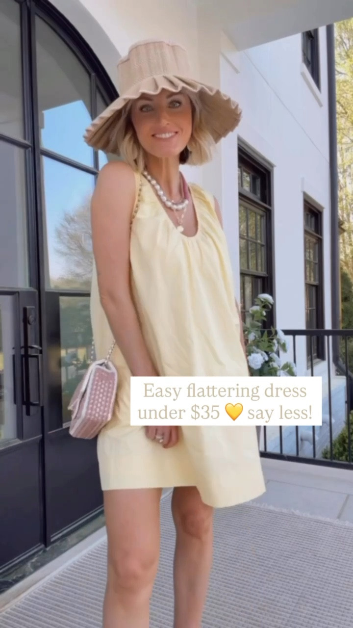 The prettiest shade of butter yellow in this flowy short dress! The perfect soft color that can be paired with so many layers and other patterns/colors, and the price is 👌🏼 I wore this to play mahjong outside! Wearing size S

Loverly grey, butter yellow dress outfit, Amazon style finds, affordable spring dresses for women, spring summer vacation dresses, versatile dresses capsule 2026

#LTKSeasonal #LTKTravel #LTKootd