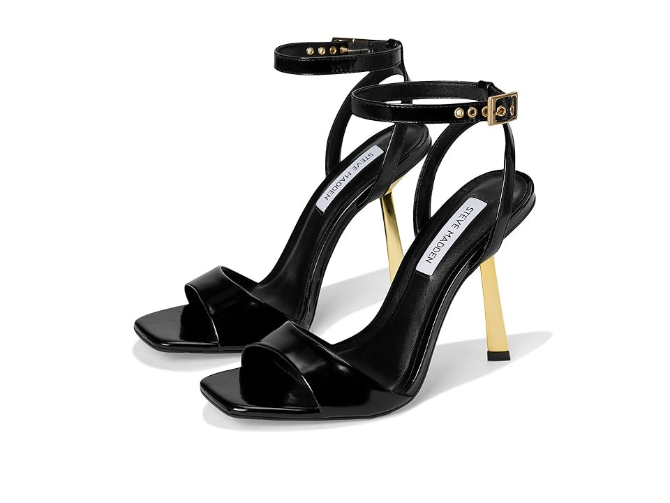 Steve Madden Daphney Women's Sandals Black Leather : 5.5 M | Zappos