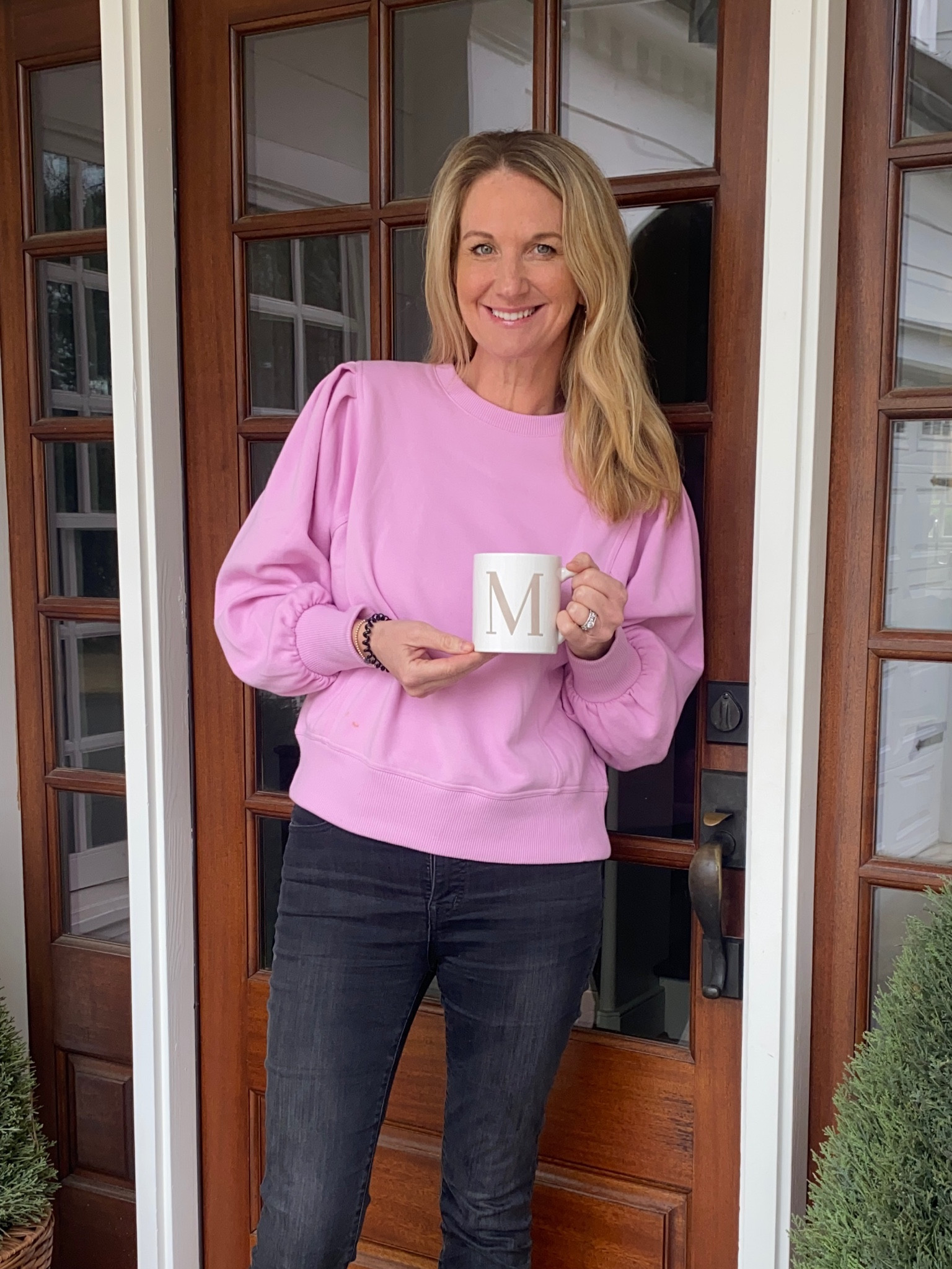 Living in this sweatshirt - lots of colors but can’t resist the pink!  💕

#LTKSeasonal