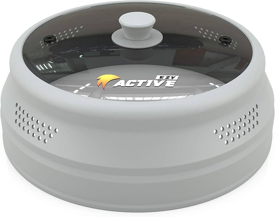 Collapsible Microwave Cover for Food - Silicone and Glass Splatter Guard Lid for 6-12 inch Plates... | Amazon (US)