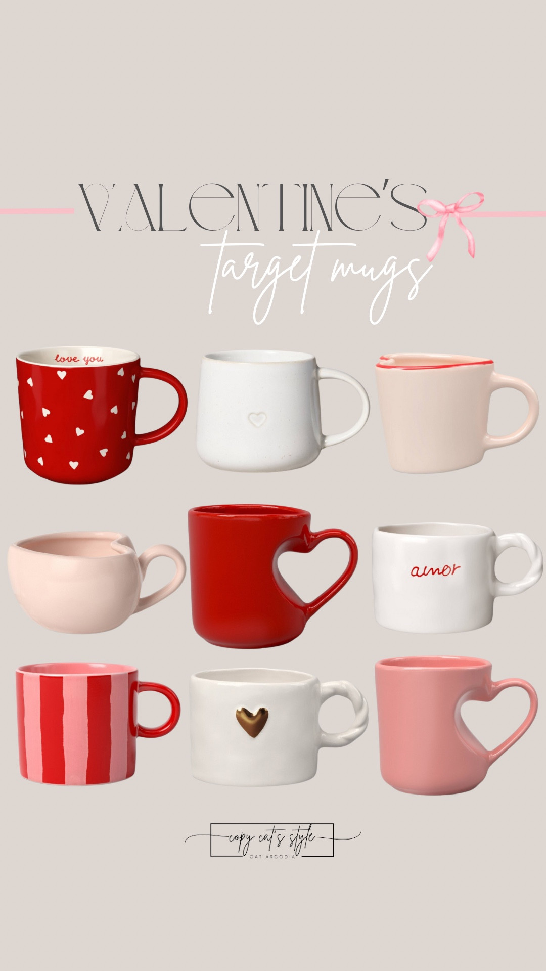 Target valentine mugs! Cute gift idea for someone you love. 

#LTKHome #LTKSeasonal #LTKFindsUnder50