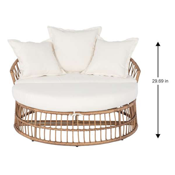 Shop all  Found & Fable




Puebla Day Bed Natural Wicker with Natural Canvas Cushions 2-Piece S... | At Home