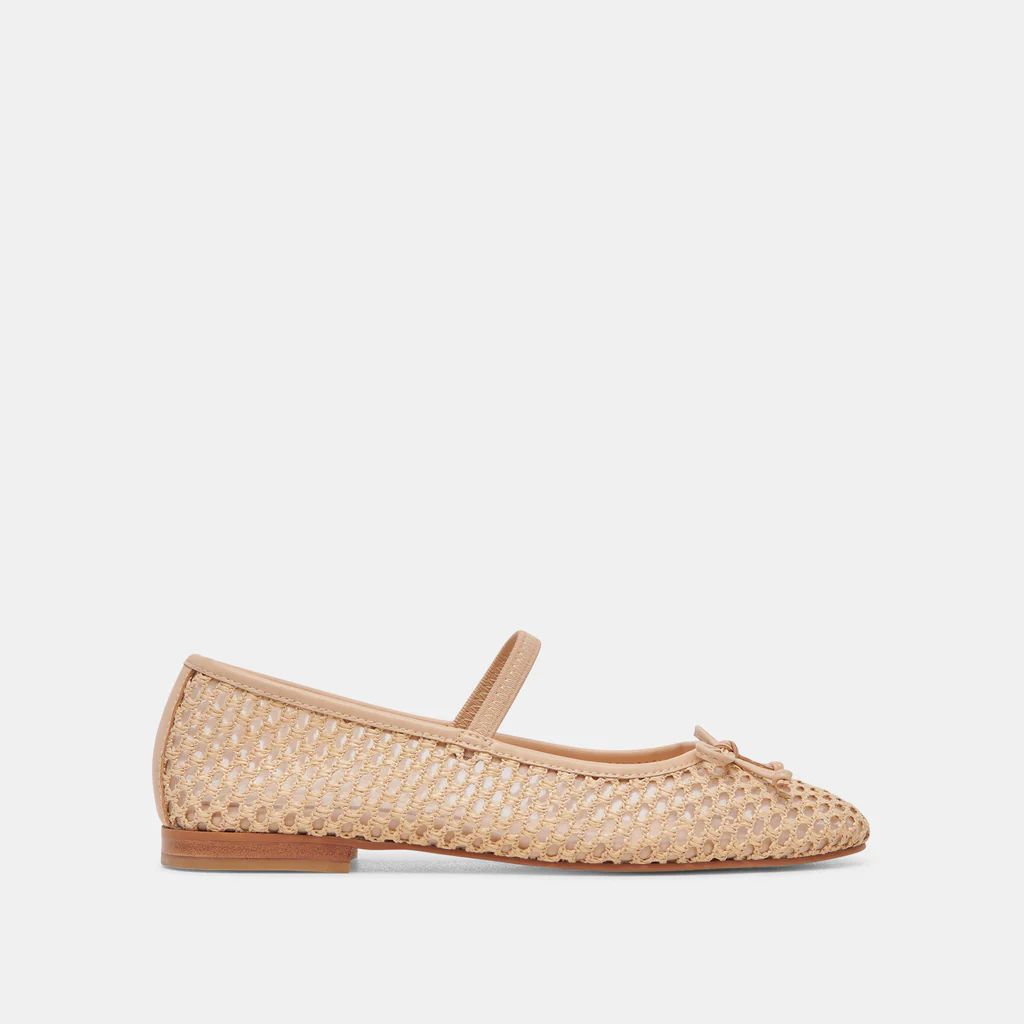 Carin Raffia Ballet Flats | DolceVita.com