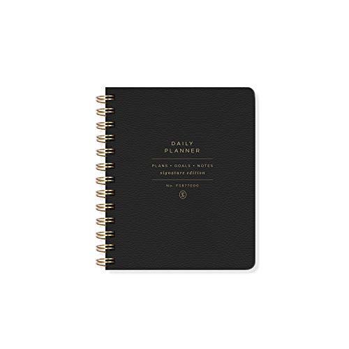 Fringe Studio Non-Dated Daily Planner, 160 Pages, Twin-Ring Spiral Binding, Standard Black (87700... | Walmart (US)