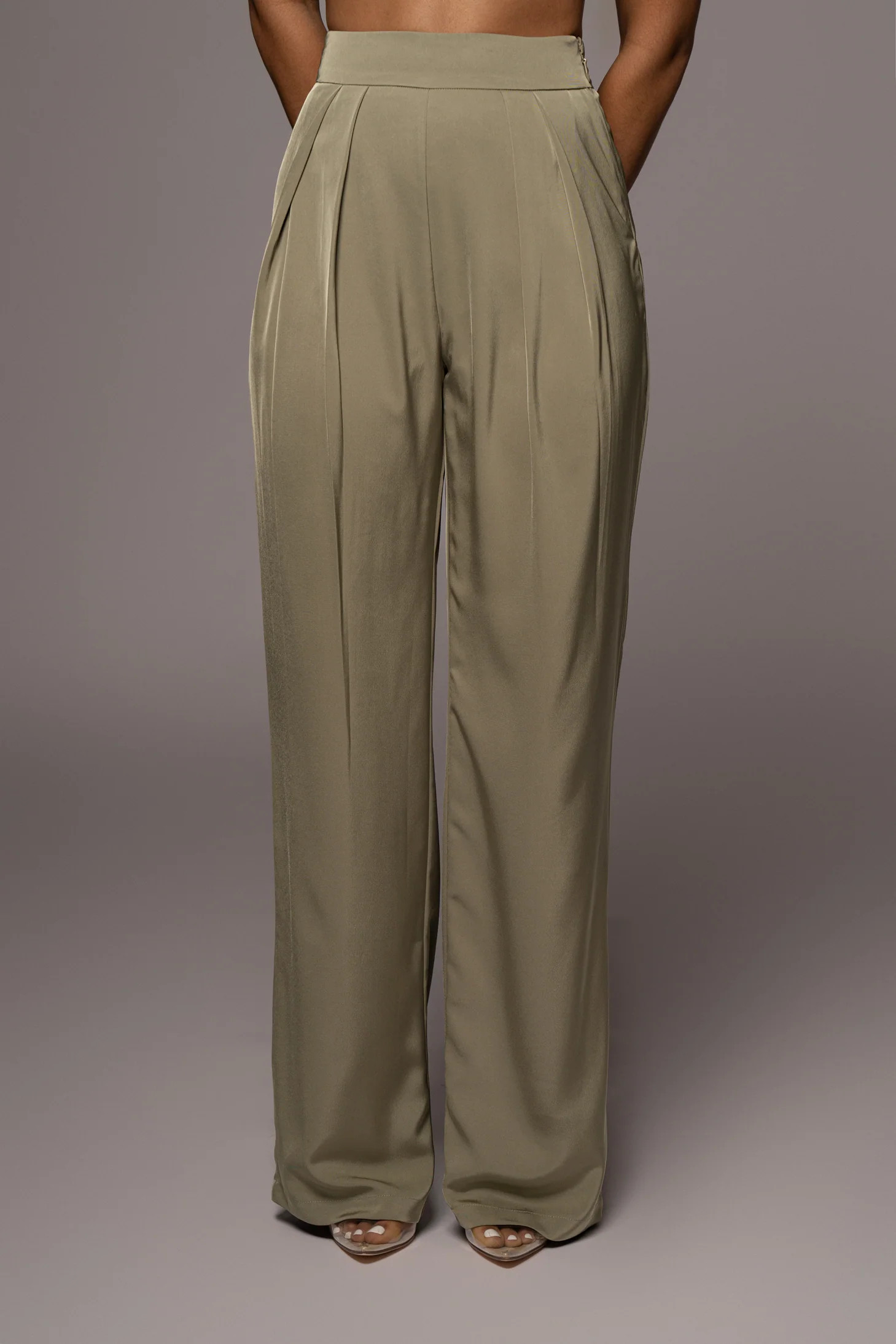 Olive Candice Trousers | JLUXLABEL