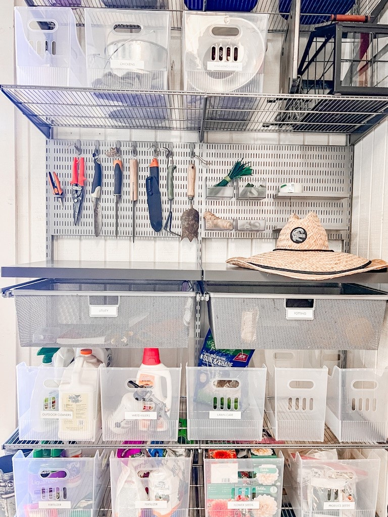 Whether you're watering flowers, planting vegetables, or refreshing your landscaping, gardening is so much more enjoyable when everything is organized.

Gloves.
Tools.
Seeds.
Fertilizer.
Pots.

Simple systems make it easy to grab what you need and get outside.

Less clutter.

More time doing what you love.

Ready to organize your outdoor spaces this summer? Comment BACKYARD for our Backyard System or reach out to get on our summer calendar.

#LTKHome