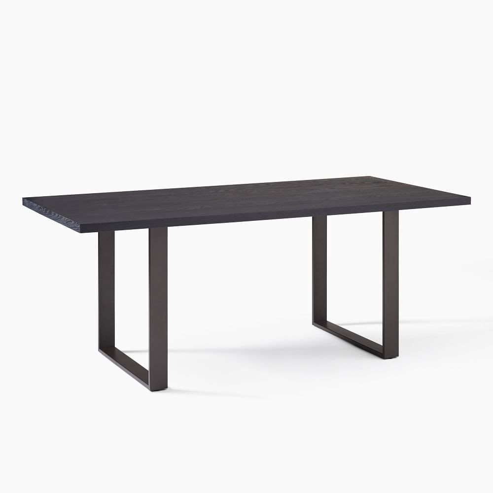 Tompkins Industrial Dining Table - Ash Black | West Elm (US)
