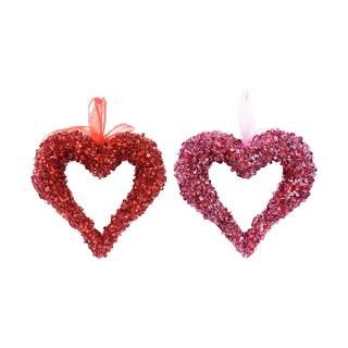 Assorted 6" Beaded Heart Ornament by Ashland® | Michaels Stores