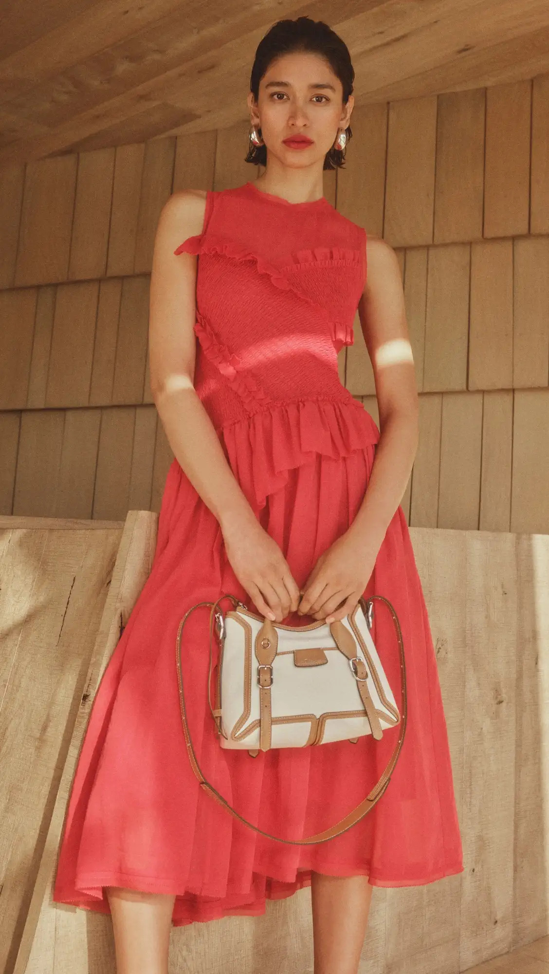 3.1 Phillip Lim Cotton Voile Midi Dress with Smocking | Shopbop | Shopbop