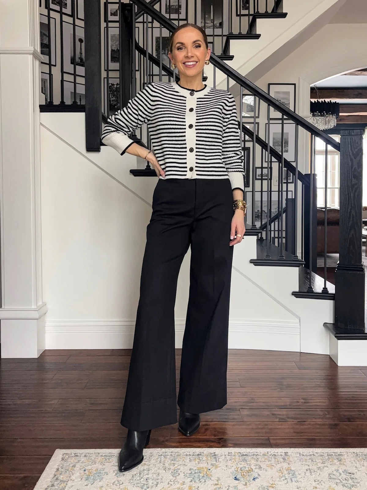 @spanx dress pants (wearing size small in normal length) // use code MERRICKXSPANX for discount + free shipping // styled for winter office and workwear 

#LTKSeasonal #LTKWorkwear #LTKSaleAlert