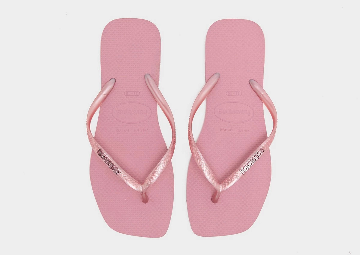 Havaianas Chanclas Slim Square Logo Metallic para mujer en Rosa - JD Sports España | JD Sports (ES)