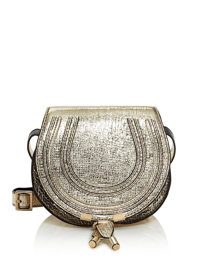 Marcie Small Metallic Round Crossbody | Bloomingdale's (US)