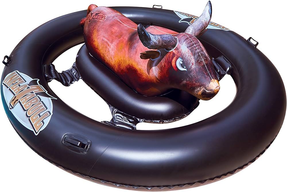 Inflatabull - Inflatable Pool Float Toy with Bull - Swimming Pool Floatie for Families, Adults, a... | Amazon (US)