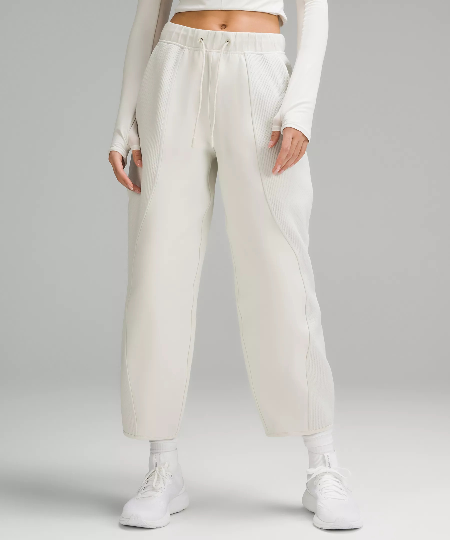 Mixed Fabric Relaxed-Fit Tapered High-Rise Pant  | Lululemon (US)