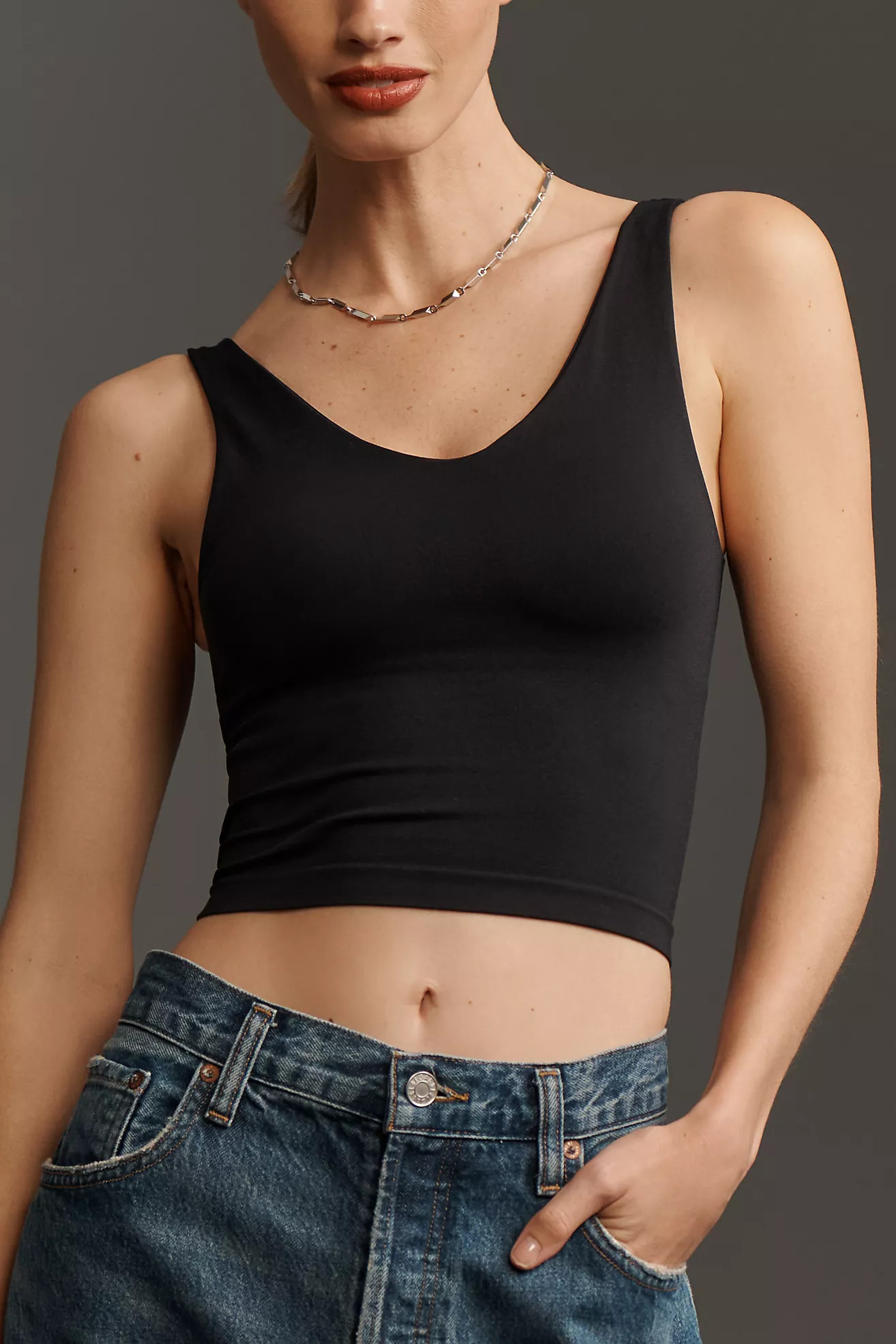 The LyreBird Skin Seamless Scoop-Neck Tank | Anthropologie (US)