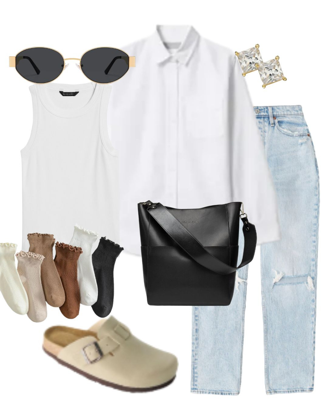 Week 10 - Monday outfit if you’re following along with the year round capsule. Outfits are published first in my LTK!