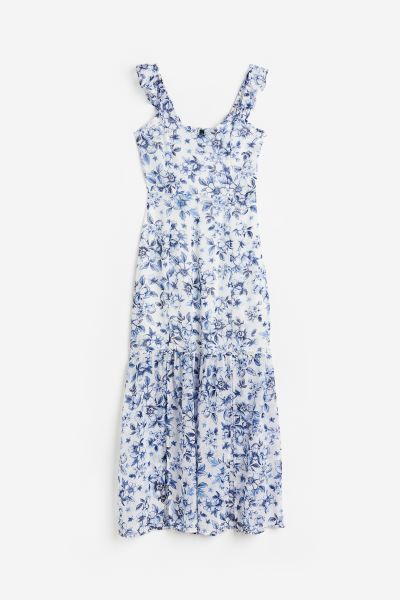 Open-backed chiffon dress | H&M (UK, MY, IN, SG, PH, TW, HK)